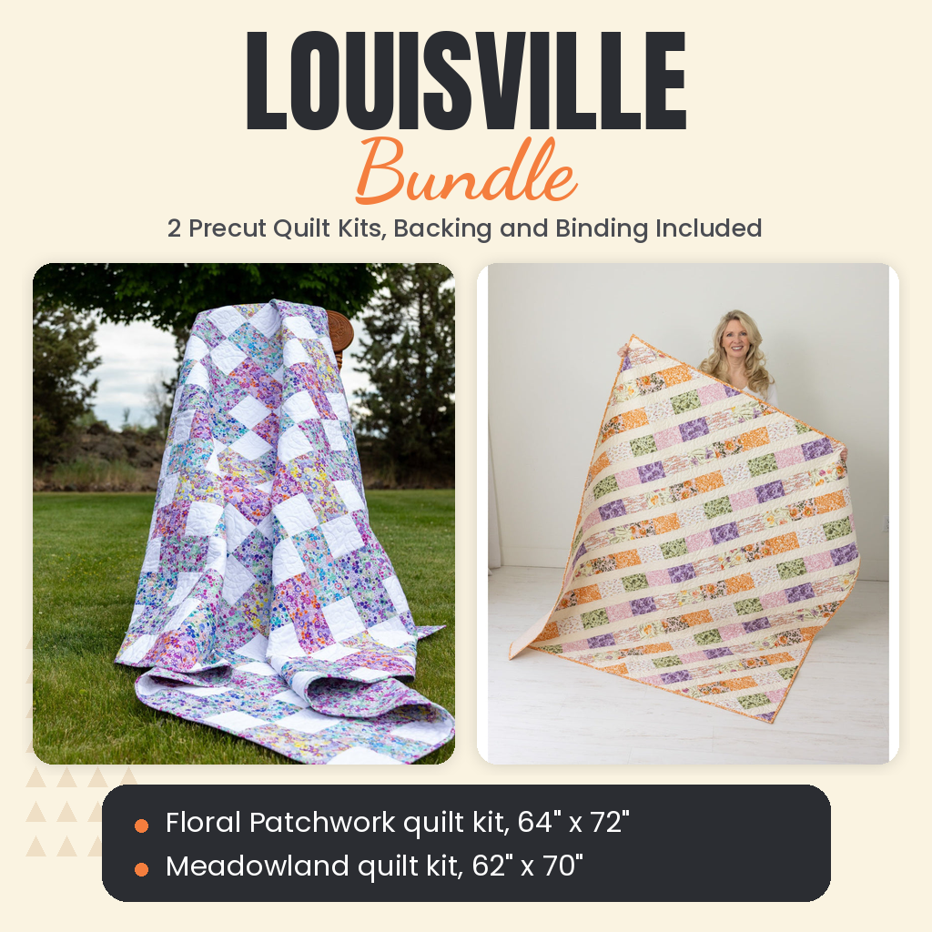 Louisville Bundle - Floral Patchwork and Meadowland quilts - photo 1 of 13 - The Fabric Hut