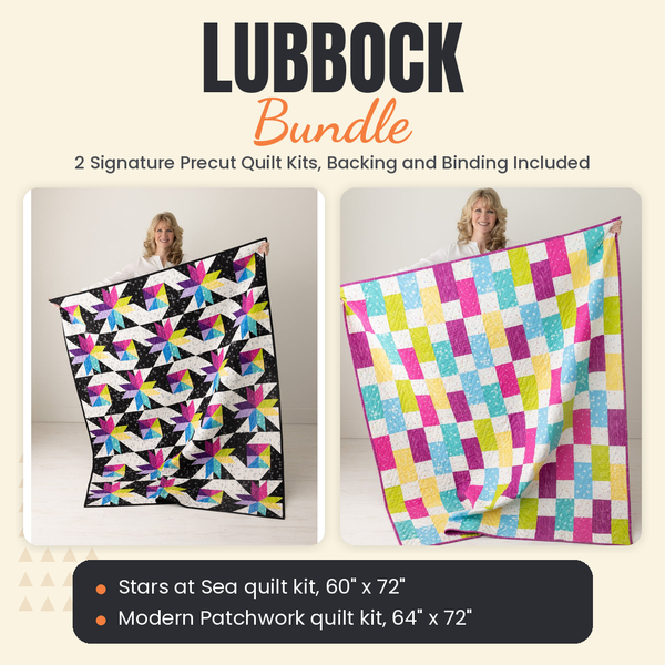Lubbock Bundle - Stars at Sea and Modern Patchwork quilts - photo 1 of 13 - The Fabric Hut
