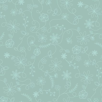 Vintage Flora Strip Roll 2.5" x 44"  (40pc)