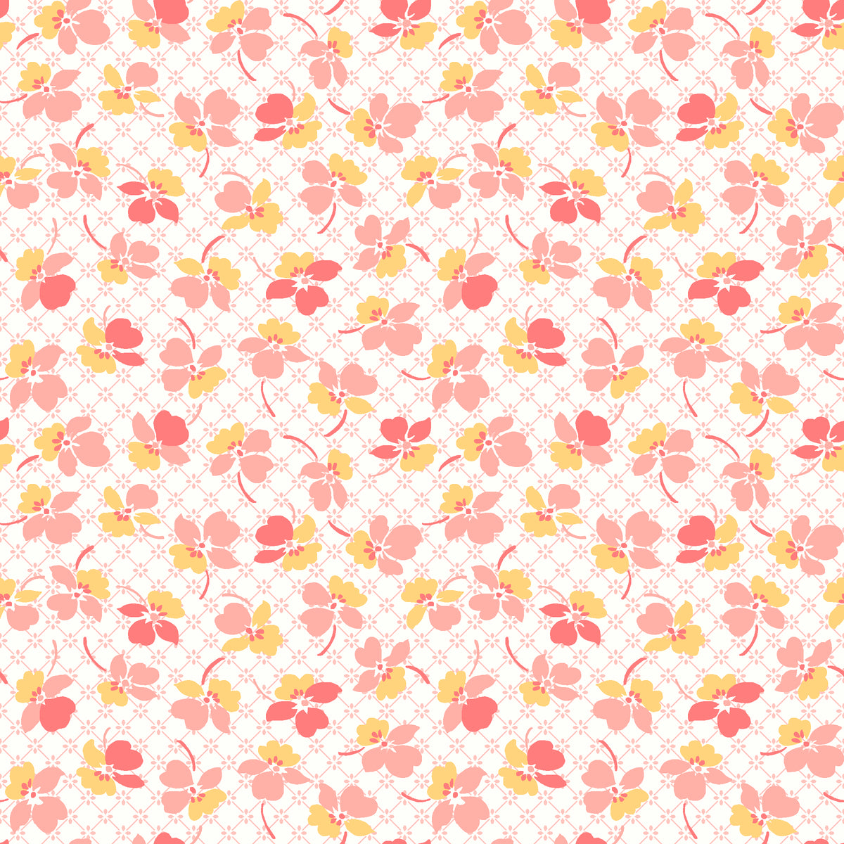 Franny's Flowers Strip Roll  2.5" x 44" Strips (40pc)