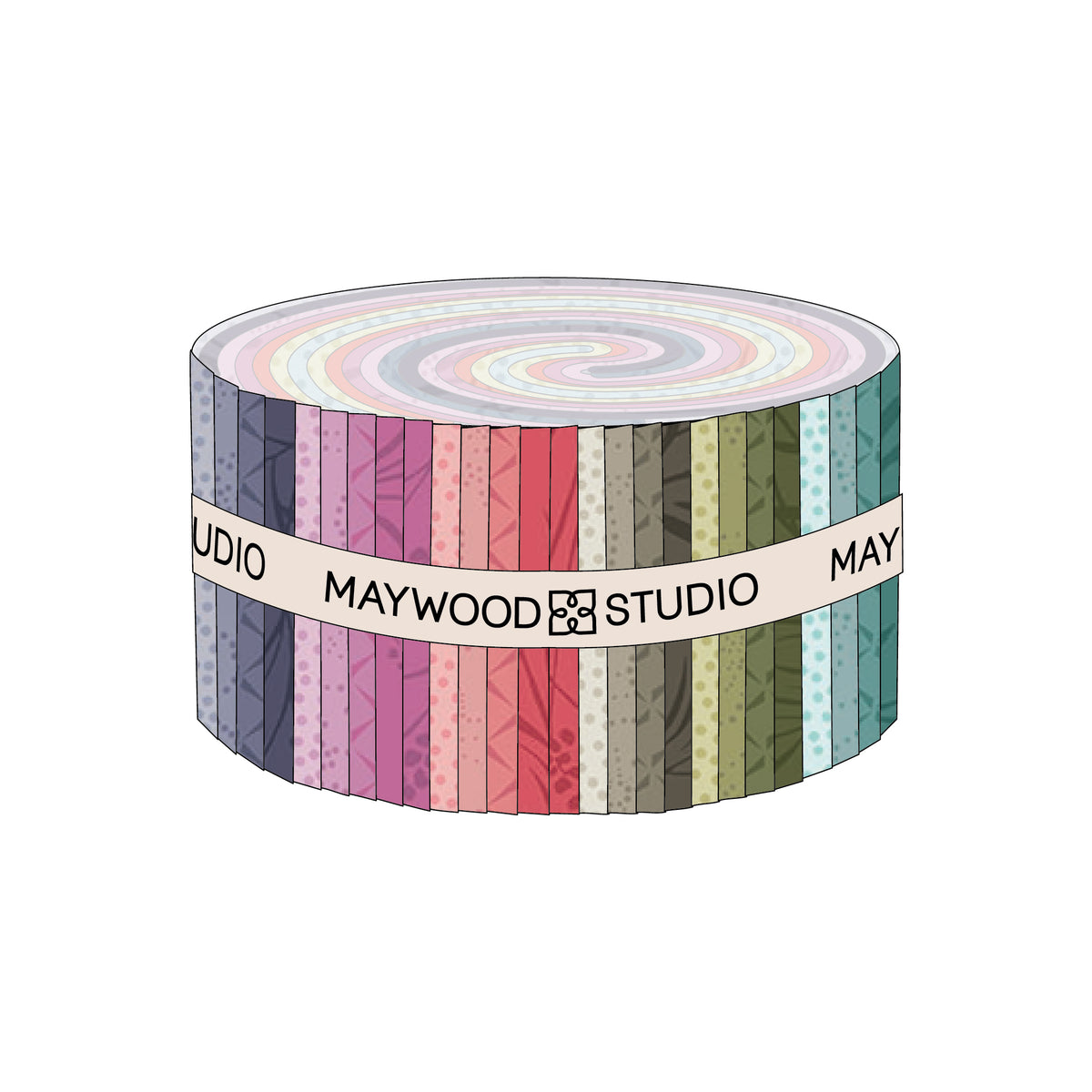 Strips Opal Essence Pearlized Strip Roll  2.5" x 44" Strips (40pc)