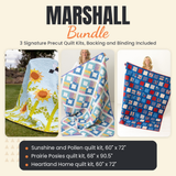 Marshall Bundle - Sunshine and Pollen, Prairie Posies and Heartland Home quilts - photo 1 of 18 - The Fabric Hut