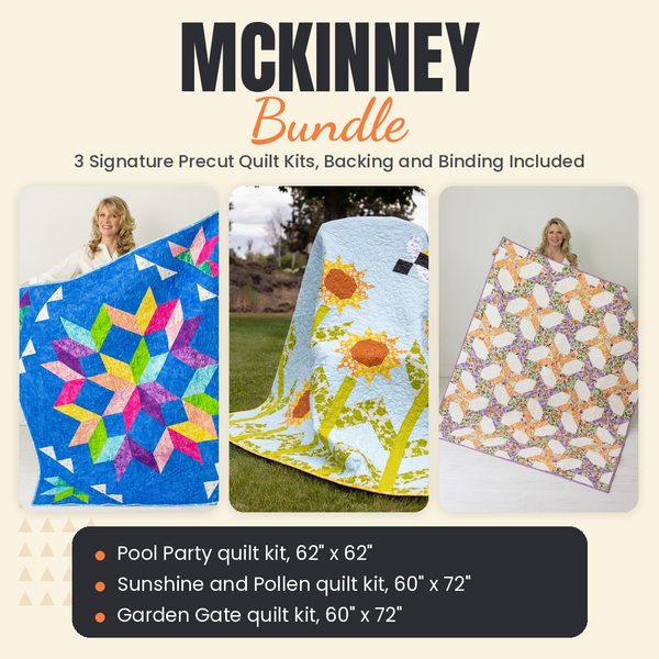 McKinney Bundle - Pool Party, Sunshine and Pollen and Garden Gate quilts - photo 1 of 19 - The Fabric Hut