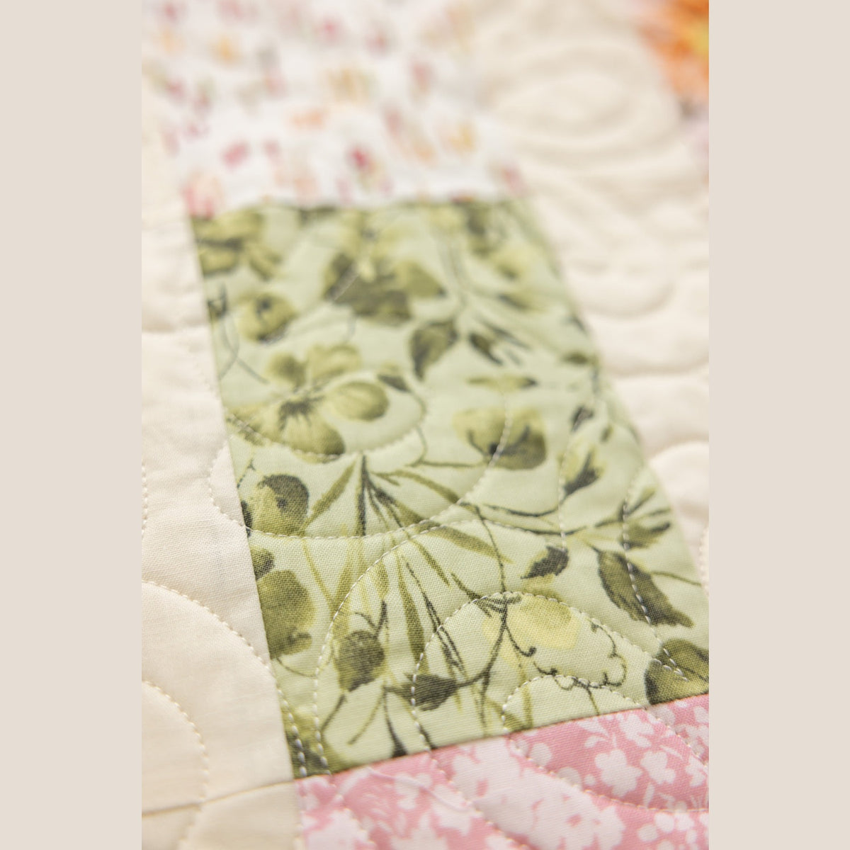 Meadowland Quilting Kit - Pre-Cut with Complete Backing & Binding - Advanced Beginner - 62x70 inches Finished Size