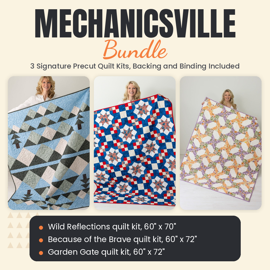 Mechanicsville Bundle - Wild Reflections, Because of the Brave and Garden Gate quilts - photo 1 of 19 - The Fabric Hut