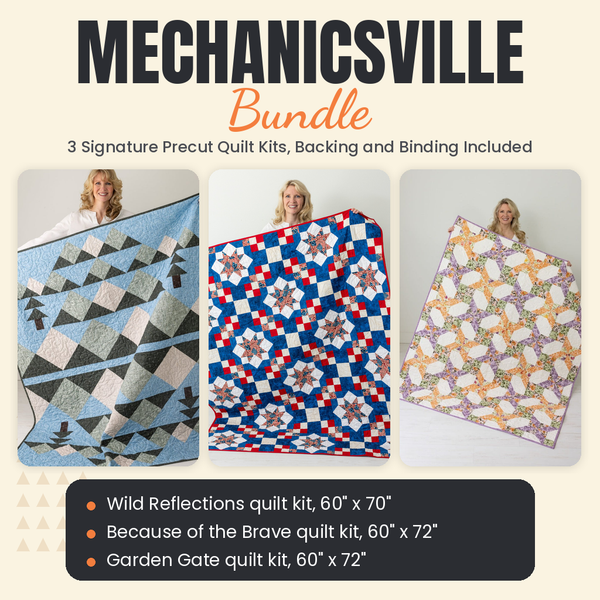Mechanicsville Bundle - Wild Reflections, Because of the Brave and Garden Gate quilts - photo 1 of 19 - The Fabric Hut
