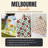 Melbourne Bundle - Sunshine and Pollen, Peppermint Poinsettias and Garden Gate quilts - photo 1 of 19 - The Fabric Hut