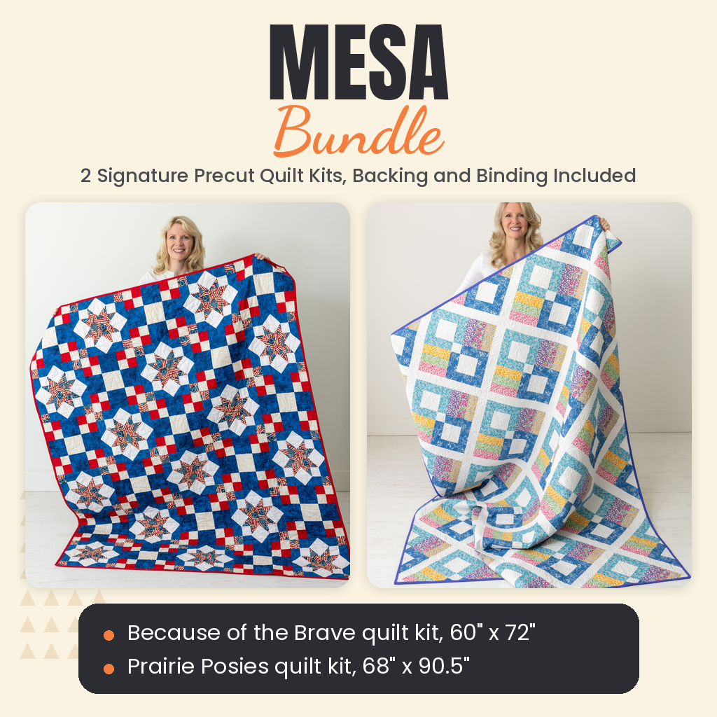 Mesa Bundle - Because of the Brave and Prairie Posies quilts - photo 1 of 13 - The Fabric Hut