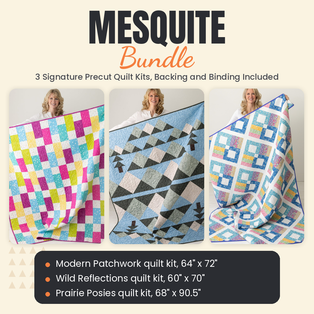 Mesquite Bundle - Modern Patchwork, Wild Reflections and Prairie Posies quilts - photo 1 of 19 - The Fabric Hut