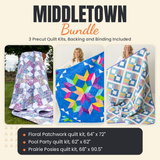 Middletown Bundle - Floral Patchwork, Pool Party and Prairie Posies quilts - photo 1 of 19 - The Fabric Hut