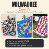 Milwaukee Bundle - Stars at Sea, Pool Party and Honor and Valor quilts - photo 1 of 19 - The Fabric Hut
