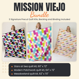 Mission Viejo Bundle - Stars at Sea, Modern Patchwork and Meadowland quilts - photo 1 of 19 - The Fabric Hut