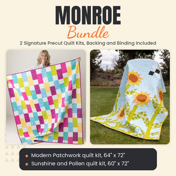 Monroe Bundle - Modern Patchwork and Sunshine and Pollen quilts - photo 1 of 13 - The Fabric Hut