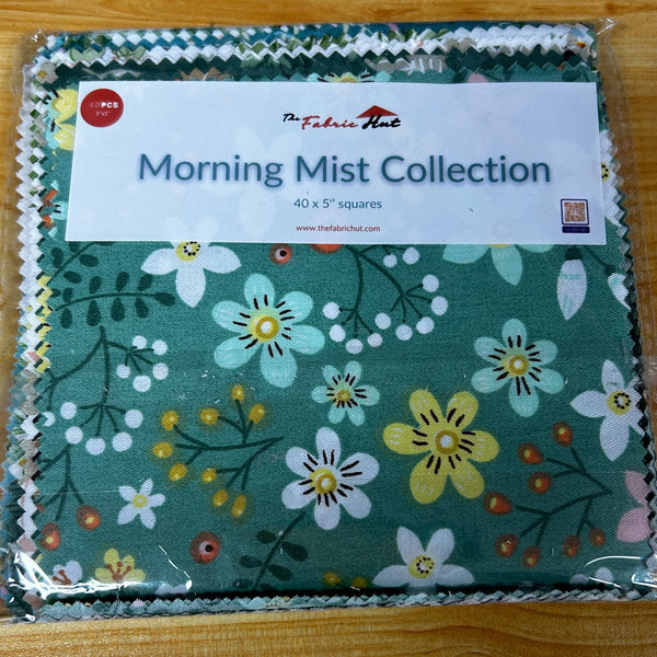 Morning Mist Collection 5 inch charm pack