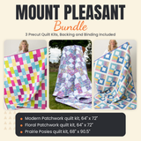 Mount Pleasant Bundle - Modern Patchwork, Floral Patchwork and Prairie Posies quilts - photo 1 of 19 - The Fabric Hut