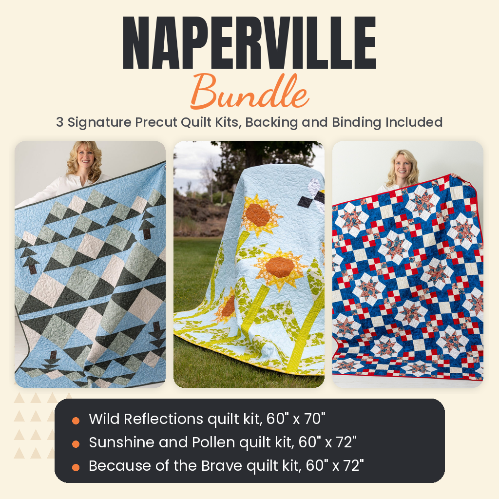 Naperville Bundle - Wild Reflections, Sunshine and Pollen and Because of the Brave quilts - photo 1 of 19 - The Fabric Hut