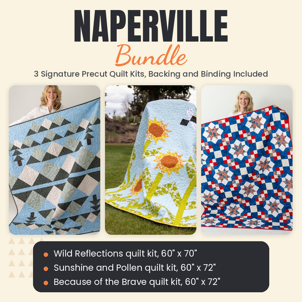 Naperville Bundle - Wild Reflections, Sunshine and Pollen and Because of the Brave quilts - photo 1 of 19 - The Fabric Hut