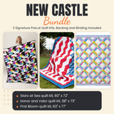New Castle Bundle - Stars at Sea, Honor and Valor and First Bloom quilts - photo 1 of 19 - The Fabric Hut