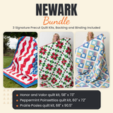 Newark Bundle - Honor and Valor, Peppermint Poinsettias and Prairie Posies quilts - photo 1 of 19 - The Fabric Hut