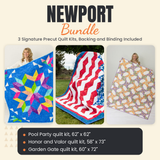 Newport Bundle - Pool Party, Honor and Valor and Garden Gate quilts - photo 1 of 19 - The Fabric Hut