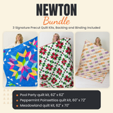 Newton Bundle - Pool Party, Peppermint Poinsettias and Meadowland quilts - photo 1 of 19 - The Fabric Hut