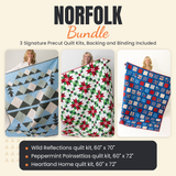Norfolk Bundle - Wild Reflections, Peppermint Poinsettias and Heartland Home quilts - photo 1 of 18 - The Fabric Hut