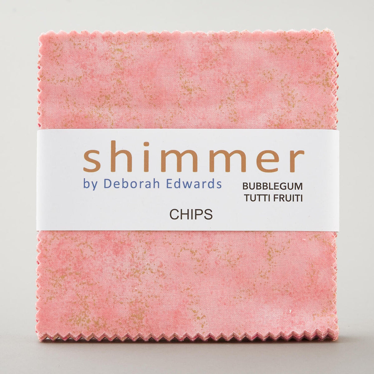Charm Pack 42pcs - 5" Square Precuts - Bubble Gum & Tutti Frutti - Shimmer Metallic by Northcott - photo 3 of 4 - The Fabric Hut