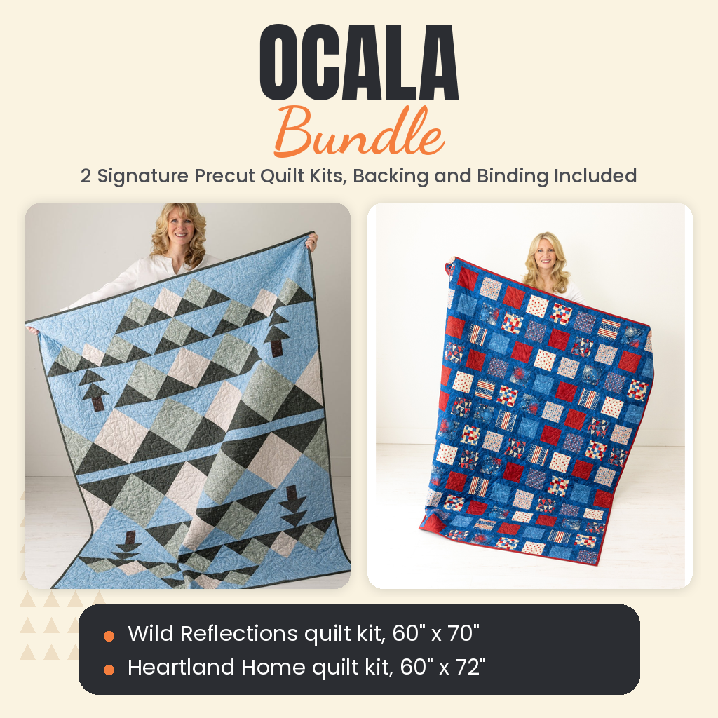 Ocala Bundle - Wild Reflections and Heartland Home quilts - photo 1 of 12 - The Fabric Hut