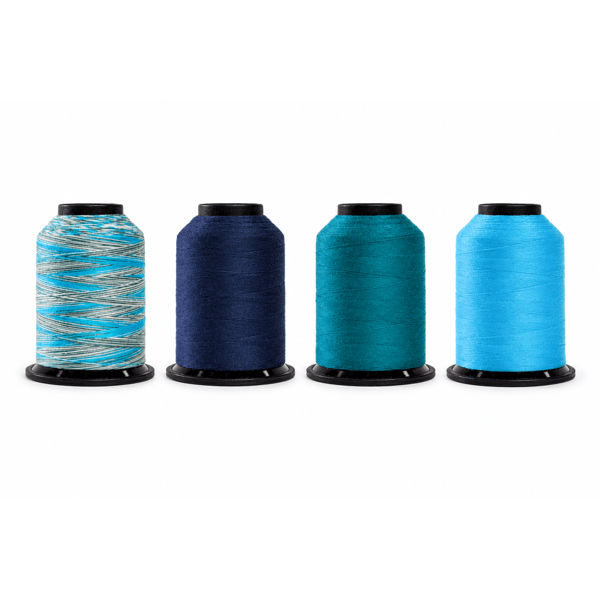 Finesse Classic Quilting Thread Bundle - Ocean - 4 x 1100 Yards - photo 2 of 2 - The Fabric Hut