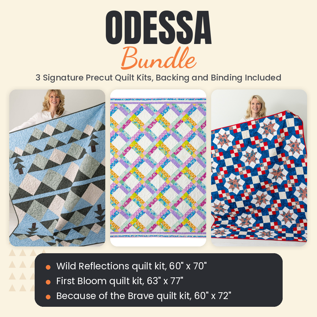Odessa Bundle - Wild Reflections, First Bloom and Because of the Brave quilts - photo 1 of 19 - The Fabric Hut