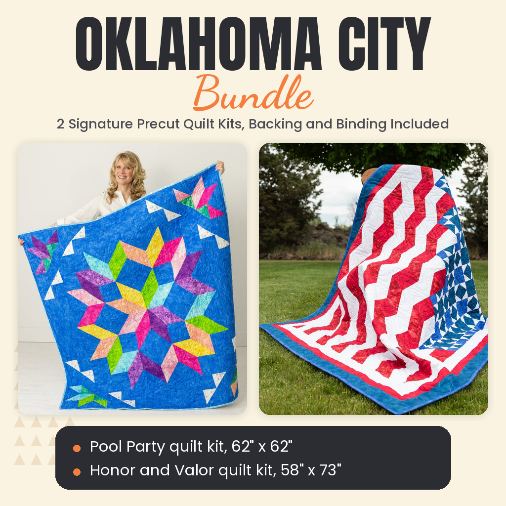 Oklahoma City Bundle - Pool Party and Honor and Valor quilts - photo 1 of 13 - The Fabric Hut
