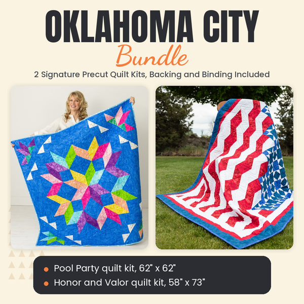 Oklahoma City Bundle - Pool Party and Honor and Valor quilts - photo 1 of 13 - The Fabric Hut