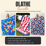Olathe Bundle - Pool Party, Honor and Valor and Because of the Brave quilts - photo 1 of 19 - The Fabric Hut