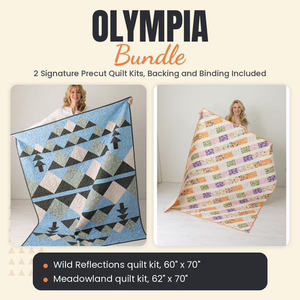 Olympia Bundle - Wild Reflections and Meadowland quilts - photo 1 of 13 - The Fabric Hut