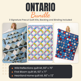Ontario Bundle - Wild Reflections, First Bloom and Heartland Home quilts - photo 1 of 18 - The Fabric Hut