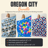Oregon City Bundle - Wild Reflections, Pool Party and Because of the Brave quilts - photo 1 of 19 - The Fabric Hut