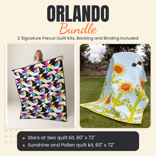 Orlando Bundle - Stars at Sea and Sunshine and Pollen quilts - photo 1 of 13 - The Fabric Hut