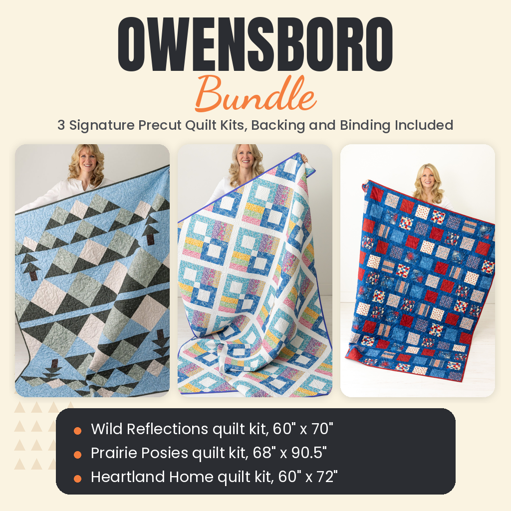 Owensboro Bundle - Wild Reflections, Prairie Posies and Heartland Home quilts - photo 1 of 18 - The Fabric Hut