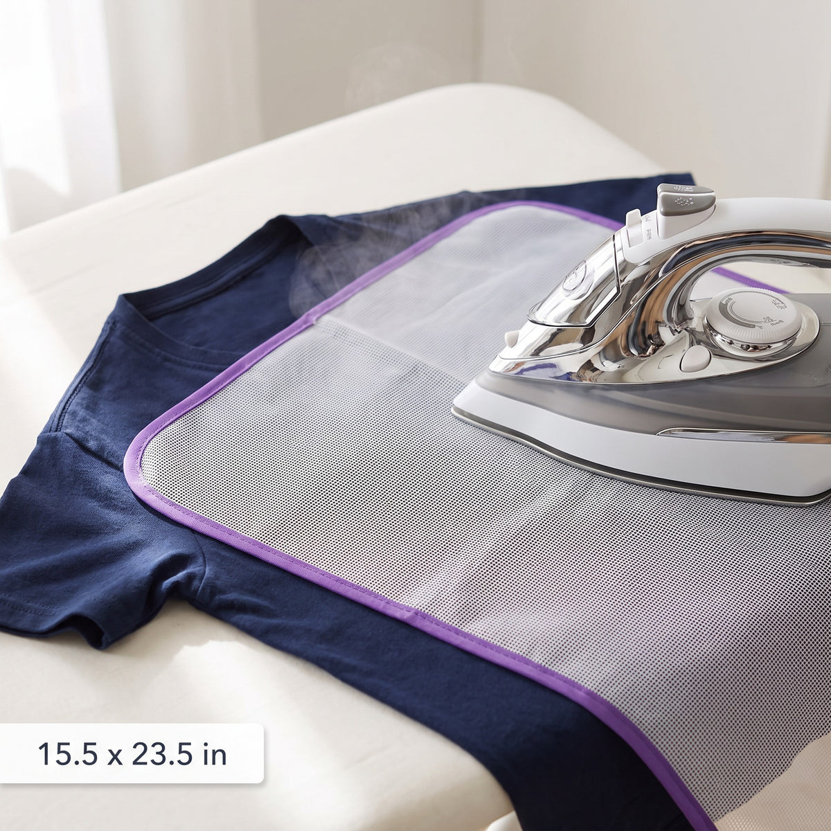 Protective Ironing Cloth - See Through Pressing Cloth, No Scorch Marks - photo 3 of 3 - The Fabric Hut