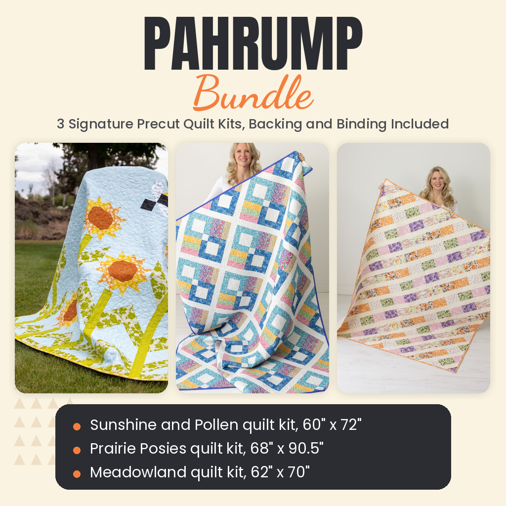 Pahrump Bundle - Sunshine and Pollen, Prairie Posies and Meadowland quilts - photo 1 of 19 - The Fabric Hut