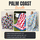 Palm Coast Bundle - Stars at Sea, Honor and Valor and Prairie Posies quilts - photo 1 of 19 - The Fabric Hut
