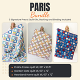 Paris Bundle - Prairie Posies, Garden Gate and Heartland Home quilts - photo 1 of 18 - The Fabric Hut
