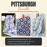 Pittsburgh Bundle - Floral Patchwork, Because of the Brave and Prairie Posies quilts - photo 1 of 19 - The Fabric Hut