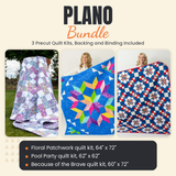 Plano Bundle - Floral Patchwork, Pool Party and Because of the Brave quilts - photo 1 of 19 - The Fabric Hut