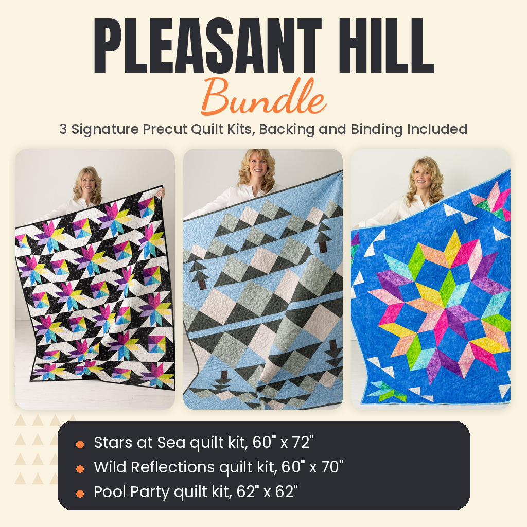 Pleasant Hill Bundle - Stars at Sea, Wild Reflections and Pool Party quilts - photo 1 of 19 - The Fabric Hut