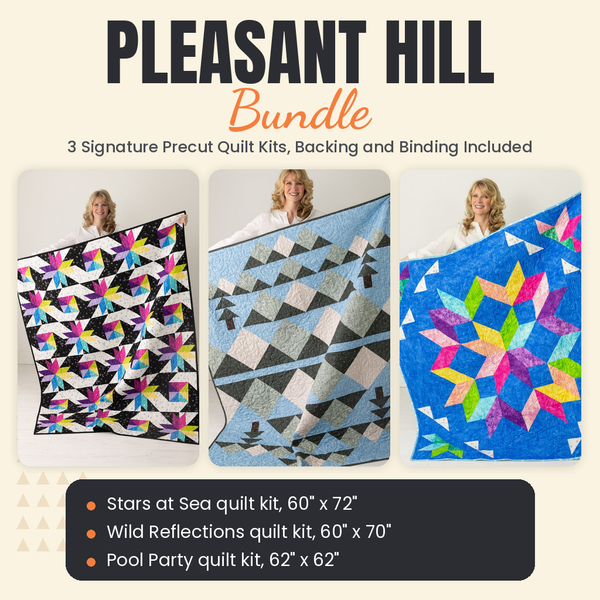 Pleasant Hill Bundle - Stars at Sea, Wild Reflections and Pool Party quilts - photo 1 of 19 - The Fabric Hut