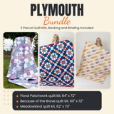 Plymouth Bundle - Floral Patchwork, Because of the Brave and Meadowland quilts - photo 1 of 19 - The Fabric Hut