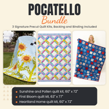 Pocatello Bundle - Sunshine and Pollen, First Bloom and Heartland Home quilts - photo 1 of 18 - The Fabric Hut