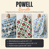 Powell Bundle - Wild Reflections, Peppermint Poinsettias and Prairie Posies quilts - photo 1 of 19 - The Fabric Hut