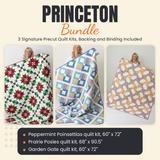 Princeton Bundle - Peppermint Poinsettias, Prairie Posies and Garden Gate quilts - photo 1 of 19 - The Fabric Hut